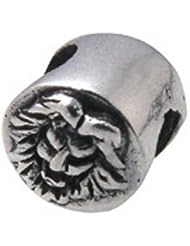 Zable (tm) Sterling Silver Zodiac-Leo Bead / Charm