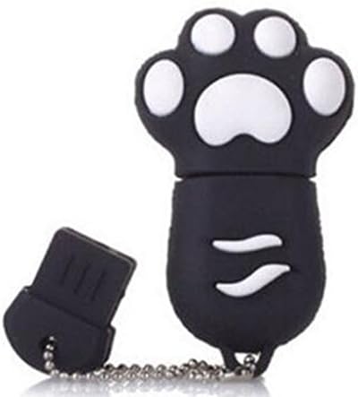 USBFamily86 4GB U disk 4GB USB Flash Drive 4GB Thumb Drive 4GB Memory Stick Pen Drive with a gift (black paw)