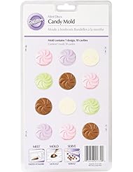 Kitchen: Candy Mold-Wedding Mint 18 Cavities - Wilton