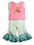 Lipstik - Infant Baby Girls 2-Piece Pant Set, Pink, Lt. Blue (Size 12-18Months)