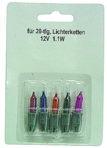 Ersatzlampen klar, 12V, 5er-Pack