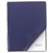 GBC Leather Look Premium Presentation Covers, Binding Covers, Non-Window, Rounded Corners, Navy, 50 Pieces Per box (2001711)
