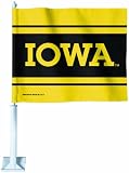 NCAA Iowa Hawkeyes Car Flag