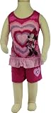 Disney Minnie Mouse “Hearts” Tank Top & Shorts Pajamas Set Sizes 6/6X-10/12