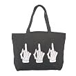 HB-270-5, MIDDLE FINGER CANVAS BAG