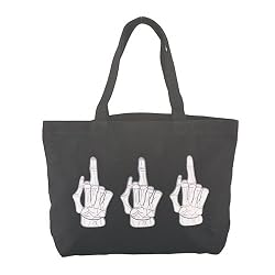 HB-270-5, MIDDLE FINGER CANVAS BAG