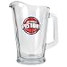 DETROIT PISTONS 60 oz. NBA GLASS BEER PITCHER