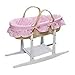 Moses Doll Basket with Bedding and Stand