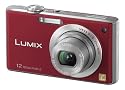 Panasonic Lumix FX40 Digital Camera - Red (12.1MP, 5x Optical Zoom) 2.5 inch LCD