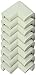 Kidkusion Corner Cushions, Off White - 8 Pack | Foam Safety; Table Protector; Furniture Safety; Edge Guard