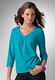 Chadwicks Beaded V-Neck Tee