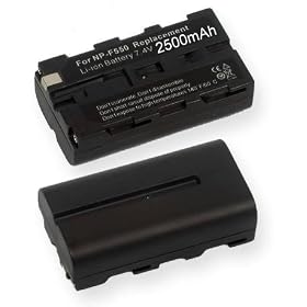 Equivalent NP-F330, NP-F530, NP-F550 Battery For SONY BC-V61 DCM-M1 HDR-FX1 HVR-Z1U... by PowerSmart