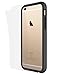 iPhone 6s Case, RhinoShield [CrashGuard] 11 ft Shock Absorption Thin Bumper Case with Lifetime Warranty & FREE Back Transparent Skin. Slim Heavy Duty Protection. Also for iPhone 6 - Charcoal Black