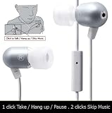 Radius RK-CA511S Atomic Bass earphones designed for the iPhone - Silver