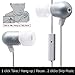 Radius RK-CA511S Atomic Bass earphones designed for the iPhone - Silver