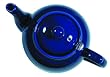 Dexam London Pottery Th�i�re avec filtre 6 tasses Bleu cobalt (Import Grande Bretagne)