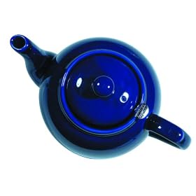 Dexam London Pottery 6 Cup Filter Teapot Cobalt Blue