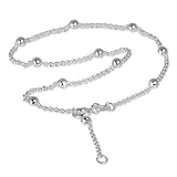Details zu "SilberDream Fußkette Kugel 925 Sterling Silber 25cm Fußkettchen SDF004" Details zu "SilberDream Fußkette Kugel 925 Sterling Silber 25cm Fußkettchen SDF004"