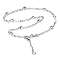 SilberDream Fu�kette Kugel 925 Sterling Silber 25cm Fu�kettchen SDF004