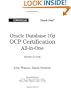 Oracle Database 10g OCP Certification All-In-One Exam Guide (Oracle Database 10g Handbook)
