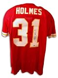 Priest Holmes Autographed Kansas City Chiefs NFL Reebok Red Jersey