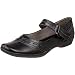 LifeStride Women's Date Mary-Jane Flat,Black Bertel,6.5 W US