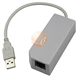 Ethernet LAN Adapter for Nintendo Wii USB Port