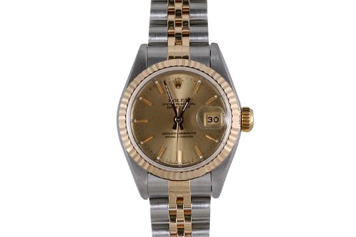 Rolex Ladies 2 Tone Datejust Champagne Dial