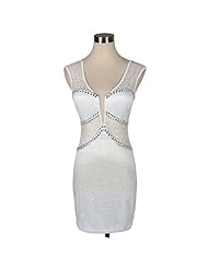 Sexy Halter Beaded Lace Short Evening Dress 