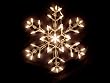 16" Lighted Snowflake Christmas Window Silhouette Decoration
