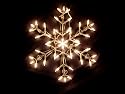 16" Lighted Snowflake Christmas Window Silhouette Decoration
