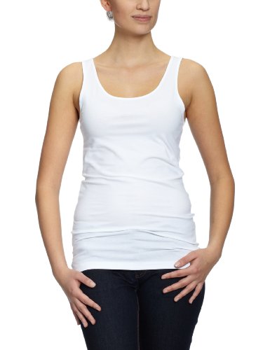 ESPRIT Damen Top N29687, Gr. 34 (XS), Wei&szlig; (white 100) Preisvergleich