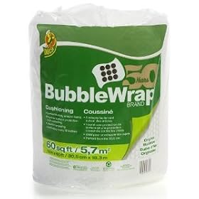 Duck Brand Bubble Wrap Protective Packaging, 12" x 60' (1061835)
