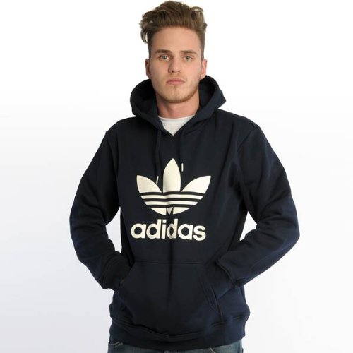 Adidas Herren T-Shirt ADI Trefoil Hoody, indigo f08/white, L, X41189 Preisvergleich