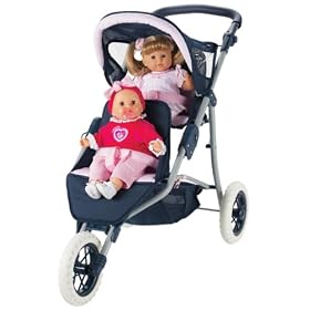 Click here to buy Corolle Nursery Twin Stroller - 20-30 x 33 x 16 by Corolle.