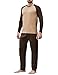 DAVID ARCHY Mens Pajamas Set - Soft Pj Sets for Men Long Sleeve Pajamas Men Cotton Mens Pjs Sets Loungewear with Pockets