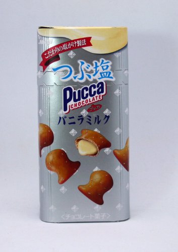 Meiji Tsubu-shio Pucca Vanilla Chocolate Cookie by Glico