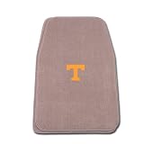 Beige Universal Fit Front Two Piece Floormat with NCAA Tennessee Logo
