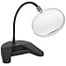 Donegan 204-D Flex-A-Mag Flexible Arm Magnifier with Desk Base, 4 Diopers, 12" Focal Length, 4" Lens Diameter