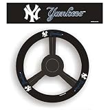 The New York Yankees MLB Baseball Leather Steering Wheel Cover