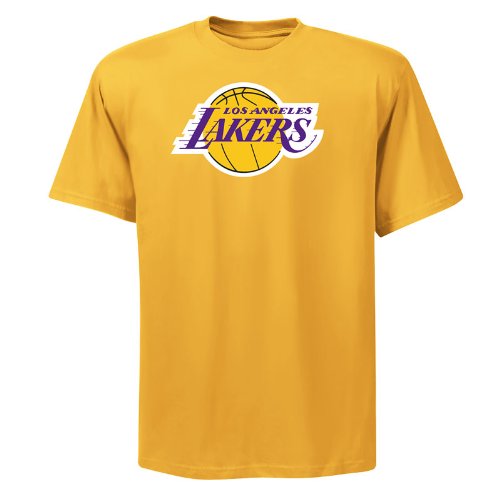 NBA Youth Los Angeles Lakers Kobe Bryant Player Name And Number Short Sleeve Tee, Gold, Large