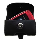 Horizontal Leather Case with Belt Clip/Loop for the Samsung SGH-T219