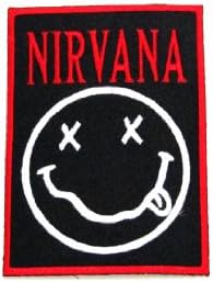 Nirvana (black and red)Logo Iron on patch great gift for Men and Women/Ramakian
