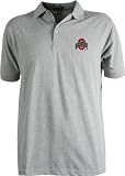 Ohio State Buckeyes Gray Classic Pique Stainguard Polo Shirt