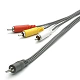 Teccus Audio-/Videokabel, 4 poliger Klinkenstecker  ...
