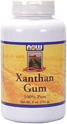 NOW Foods Xanthan Gum Powder,  6 Ounce Bottles (Pack of 4)