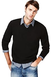 Cashmilon™ Long Sleeve V-Neck Jumper