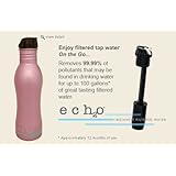 EcoUsable Ech2o 25 oz Stainless Steel Filtered Bottle - Lavender