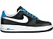 Youth Nike Air Force One Low (Black-White-Orion/Blue)