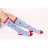 Womens Owl Socks Blue Cute Popkiller New Pair